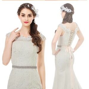 Rhinestone Bridal Wedding Belt Sash With Pink